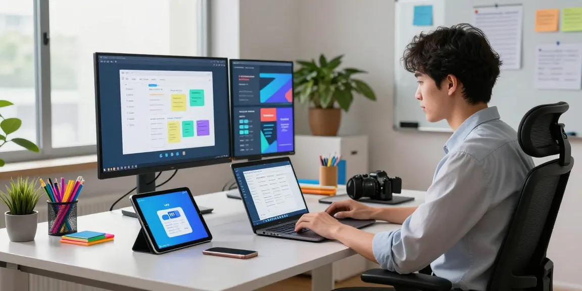 WPS Download on modern laptop in a stylish workspace